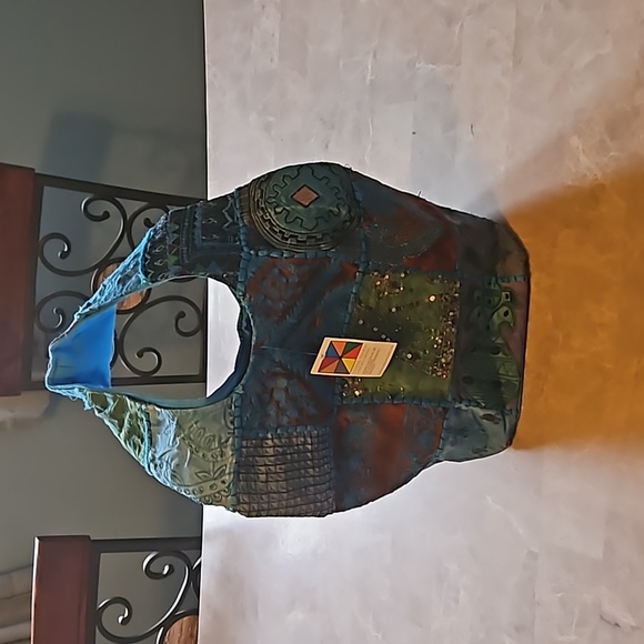 Awesome ethnic fusion boho bag - Picture 4 of 7